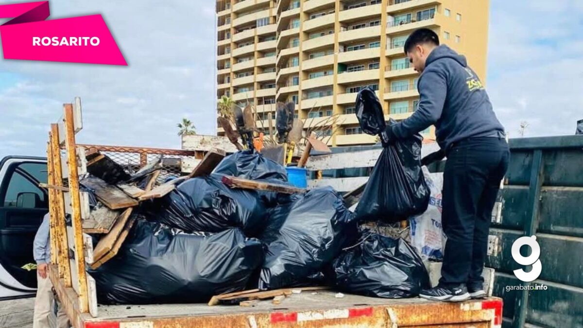 Recolectan 8 toneladas de basura en Playas de Rosarito | Garabato.info