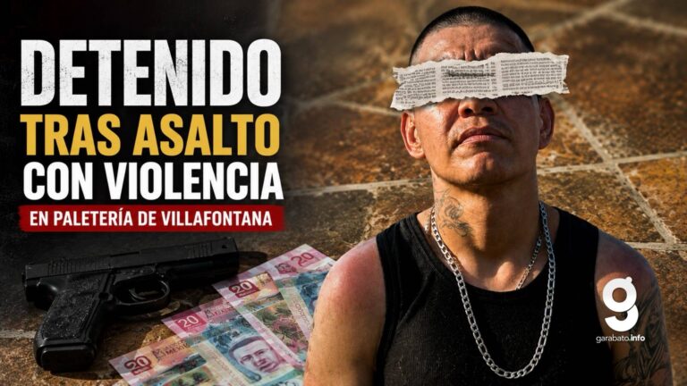 Capturan a presunto asaltante tras robo con violencia en Villafontana