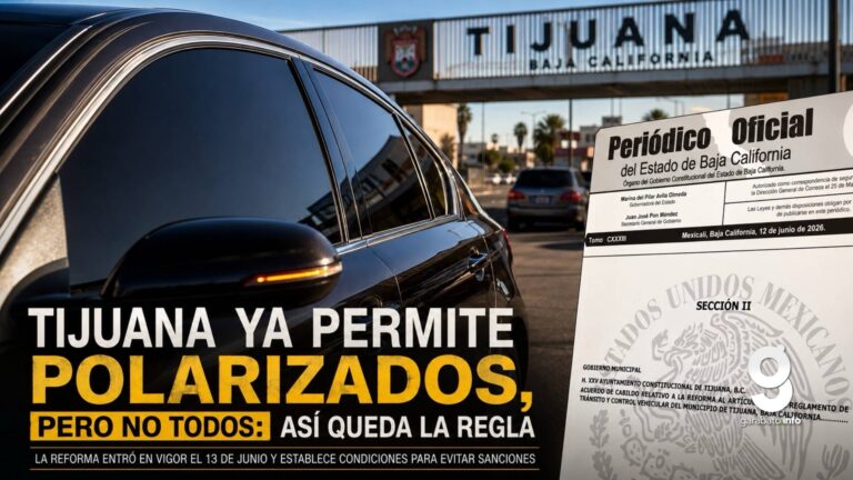Tijuana ya permite polarizados, pero no todos: así queda la regla