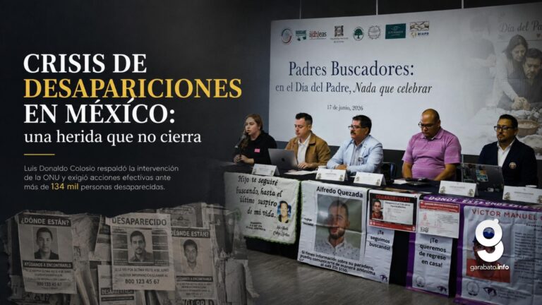 Colosio advierte crisis de desapariciones y exige acciones