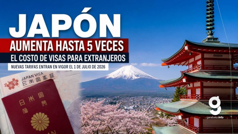 Japón encarece visas y salida del país desde julio
