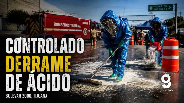 Controlan derrame de ácido nítrico en bulevar 2000; reabren esta tarde