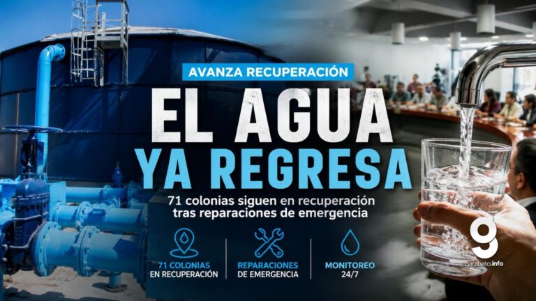 Agua regresa a gran parte de Tijuana; 71 colonias siguen en recuperación