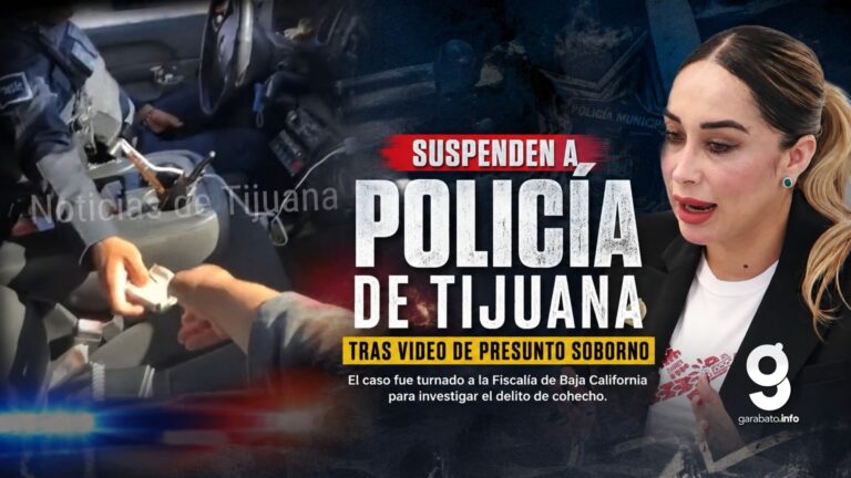 Suspenden a policía de Tijuana tras video que investiga presunto soborno
