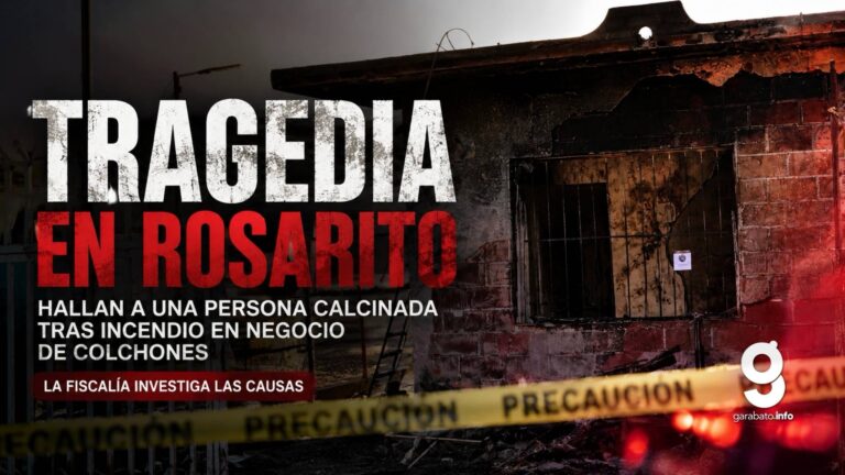 Hallan a una persona calcinada tras incendio en Rosarito