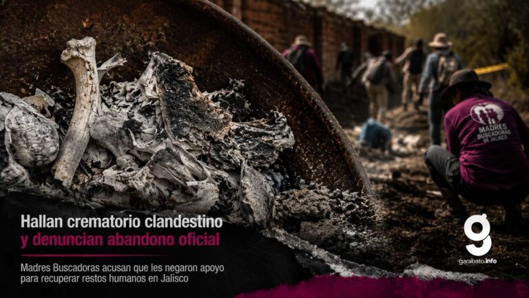 Colectivo denuncia hallazgo de crematorio y falta de apoyo oficial en Jalisco