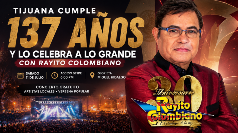 ¿Vas al concierto de Rayito Colombiano? Todo sobre la fiesta de Tijuana