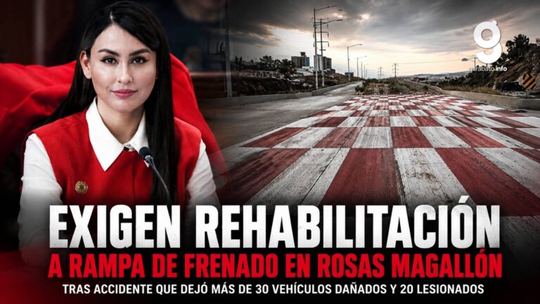 Exigen rehabilitar rampa del Rosas Magallón tras accidente
