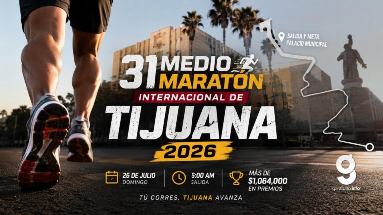 Medio Maratón de Tijuana 2026 será el 26 de julio