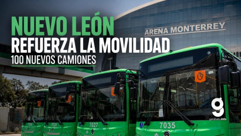 Nuevo León suma 100 nuevos camiones al transporte público