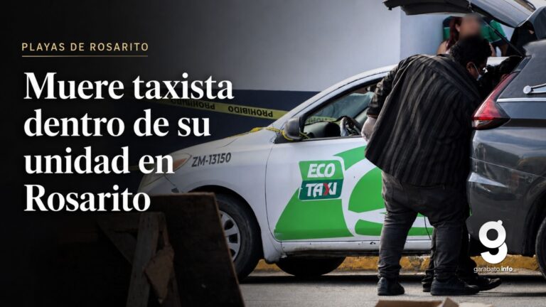 Taxista muere dentro de su unidad en Rosarito