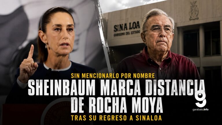 Sheinbaum marca distancia de Rocha Moya tras su regreso a Sinaloa