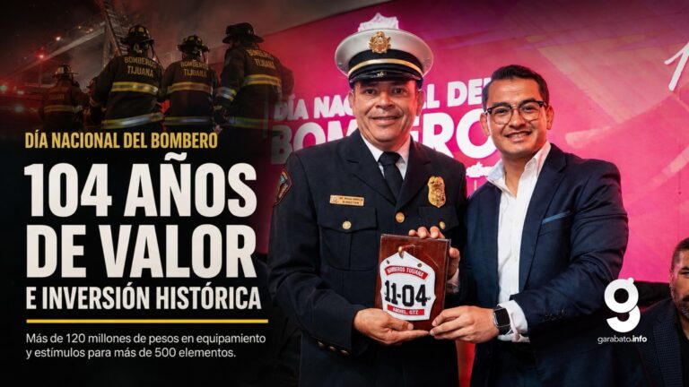 Bomberos Tijuana cumplen 104 años; inversión supera 120 mdp