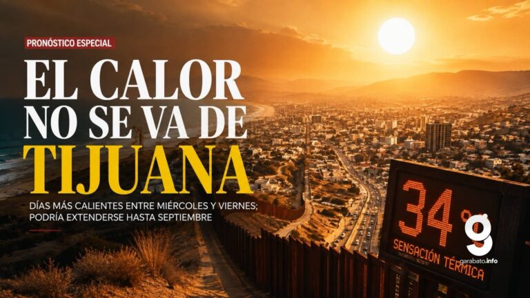 El calor no se va de Tijuana: estos serán los días más calientes y cuándo podría bajar