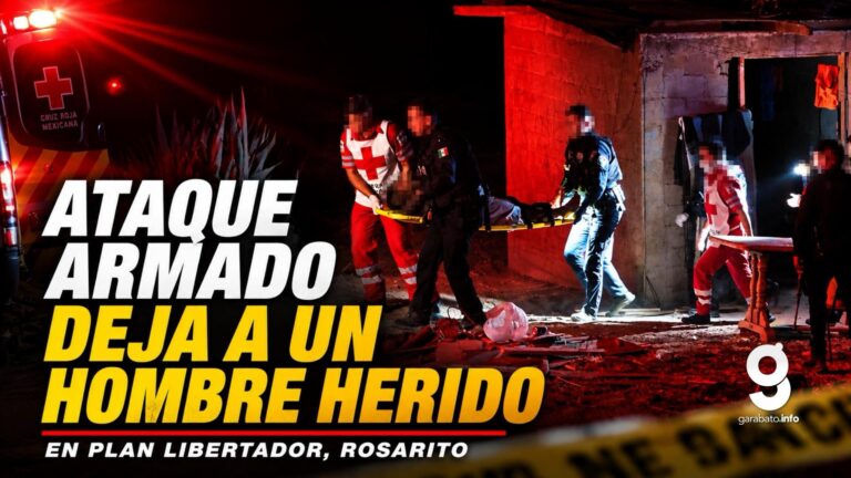 Ataque armado deja a un hombre herido en Plan Libertador