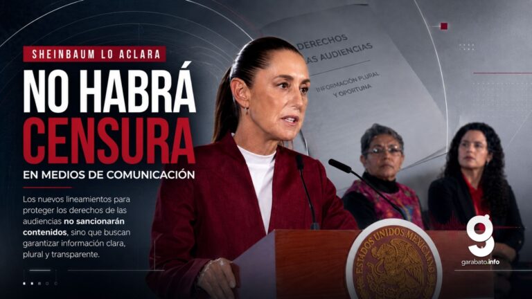 Sheinbaum rechaza censura y defiende nuevos lineamientos para medios