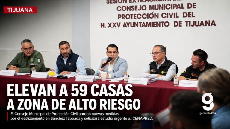 Deslizamiento en Sánchez Taboada eleva a 59 casas en alto riesgo