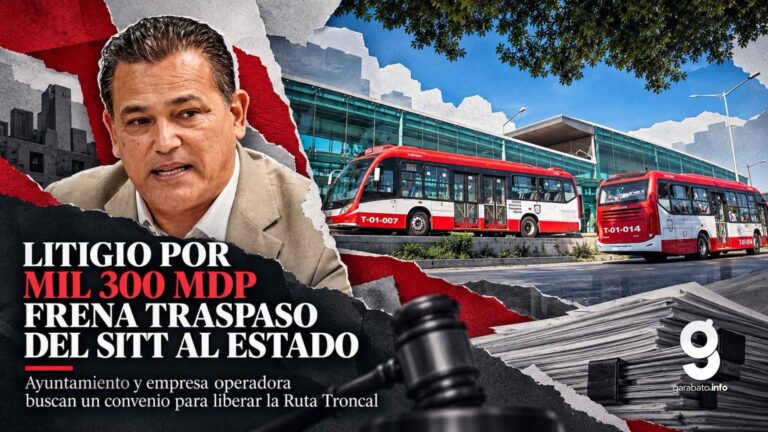 Litigio por mil 300 mdp frena traspaso del SITT al Estado