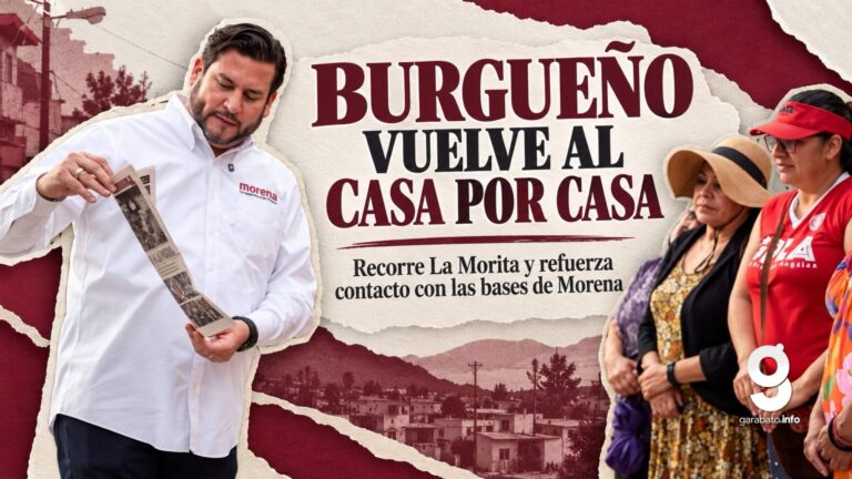 Burgueño recorre La Morita y pide a Morena mantener cercanía con sus bases