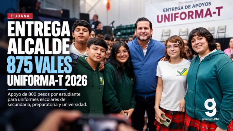 Tijuana entrega 875 vales de $800 para uniformes escolares