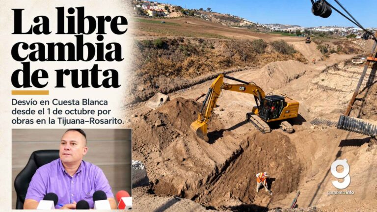 Desvío en la libre Tijuana-Rosarito inicia el 1 de octubre