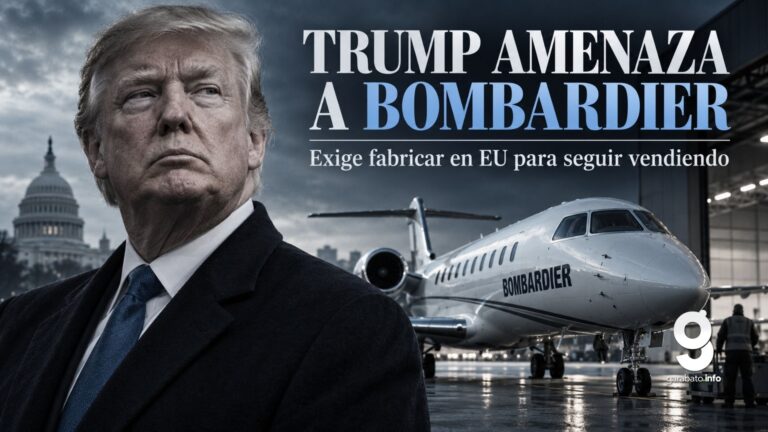 Trump amenaza con impedir ventas de Bombardier en Estados Unidos