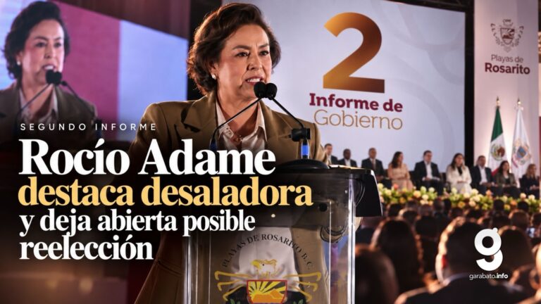 Rocío Adame destaca desaladora y deja abierta posible reelección