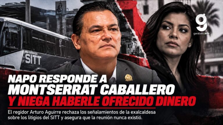 Napo niega ofrecimiento de dinero a Montserrat por caso SITT