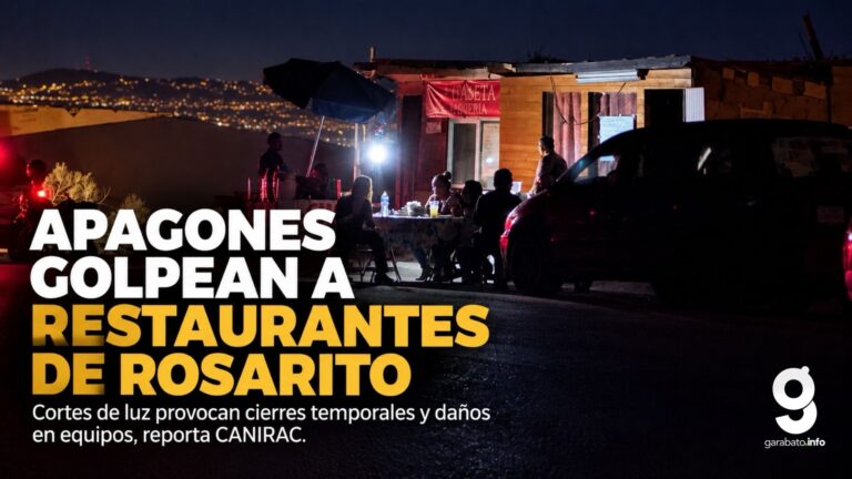 Apagones en Rosarito provocan cierres y daños en restaurantes