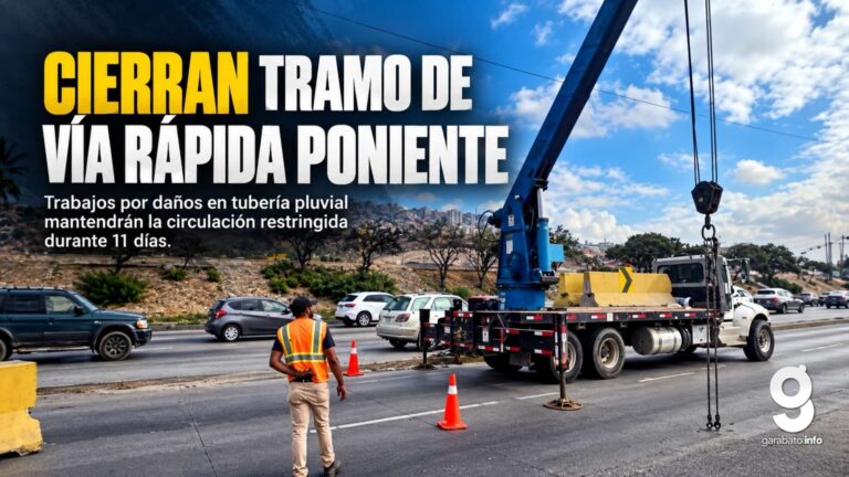 Cierran tramo de Vía Rápida Poniente en Tijuana durante 11 días