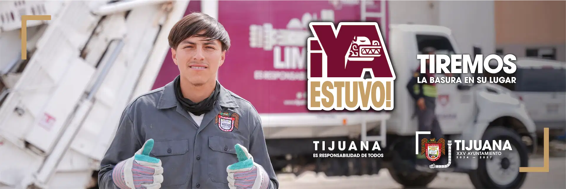¡Ya estuvo! No tires basura