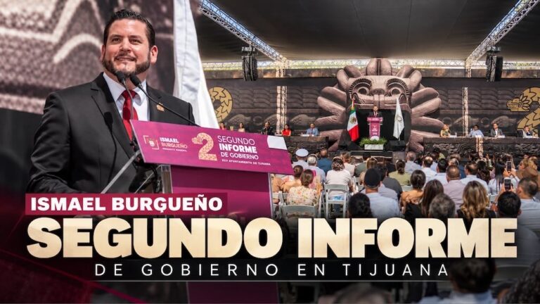 Segundo Informe de Burgueño: obras, salud y movilidad en Tijuana