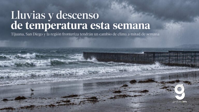 Tijuana y San Diego tendrán lluvias a mitad de la semana y un marcado descenso de temperatura
