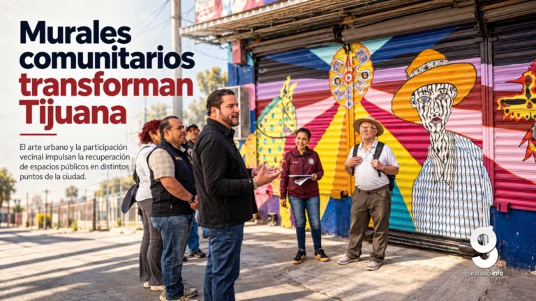 Murales comunitarios transforman espacios públicos de Tijuana