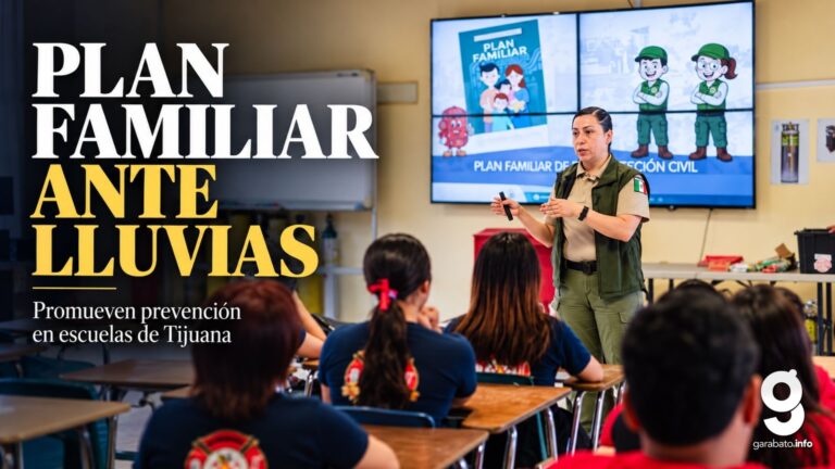 Tijuana llama a preparar un plan familiar ante temporada de lluvias