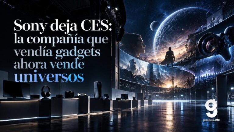 Sony deja CES: la compañía que vendía gadgets ahora vende universos