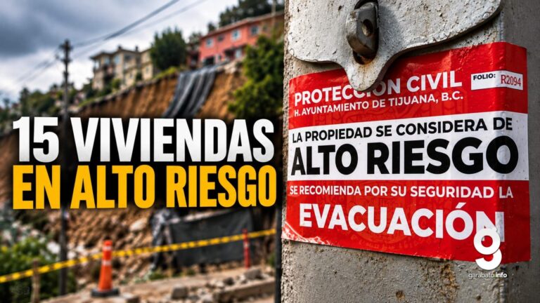 Deslizamientos en Tijuana ponen en riesgo 15 viviendas